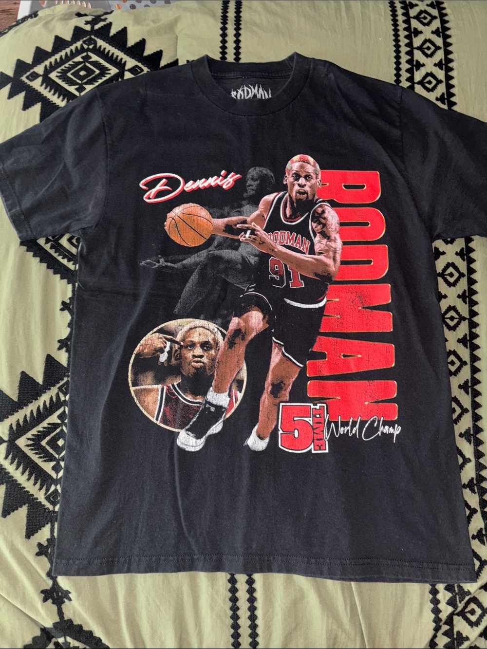 dennis rodman tshirt, come as a pair